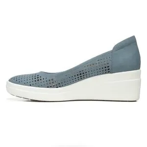 Naturalizer Shoes Naturalizer Sam Storm Blue Slipon Wedge Size